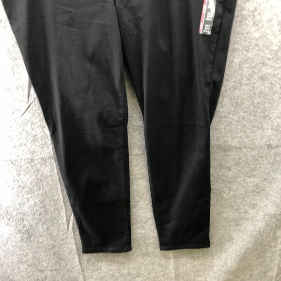 NWT Lee Sculpting Skinny Leg Jeans Womens 20W Black Pull On Mid Rise Slim - Picture 4 of 12